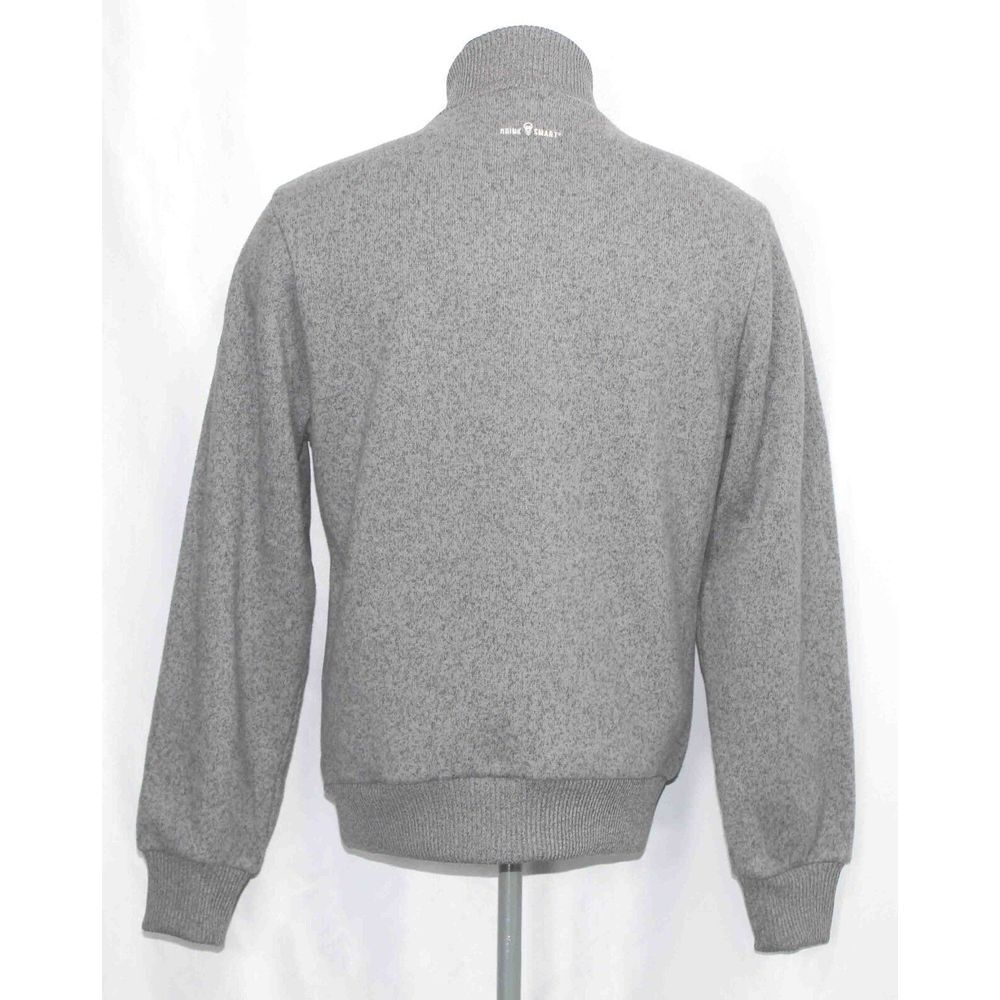 North Face Gray L/S Full-Zip Fleece‎ Jacket Jim Beam Embroidered Mens Size M - Picture 6 of 7